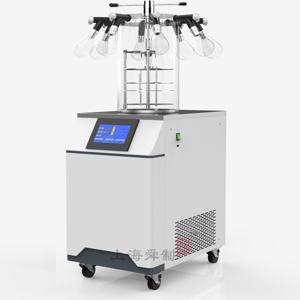 真空冷冻干燥机FD-12D-80（多歧管挂茄形瓶压盖型，冷凝温度-80℃，冻干面积0.075㎡）