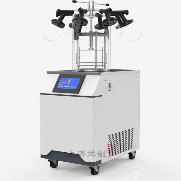 真空冷冻干燥机FD-12DG-80（多歧管挂广口瓶压盖型，冷阱温度-80℃，冻干面积0.075㎡）