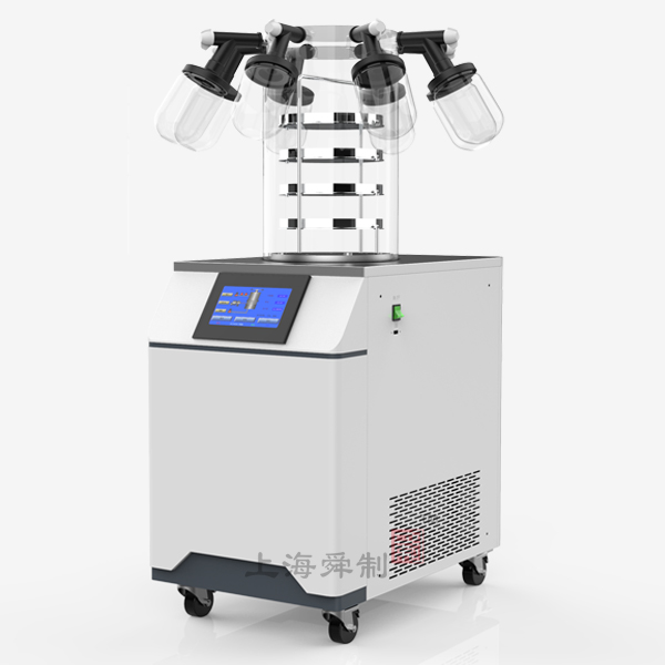 真空冷冻干燥机FD-27CG-80（多歧管挂茄形瓶型，冷阱温度-80℃，冻干面积0.27㎡）