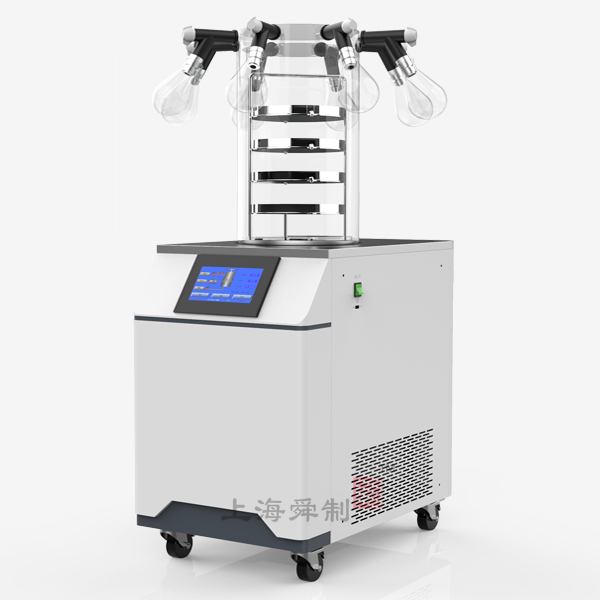 冷冻干燥机厂家，小型冷冻干燥机价格,真空冷冻干燥机FD-12C-110（多歧管挂茄形瓶型。冷凝温度-110℃，冻干面积0.12㎡）